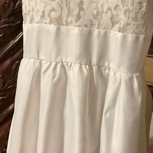 Elegant White Lace Dress